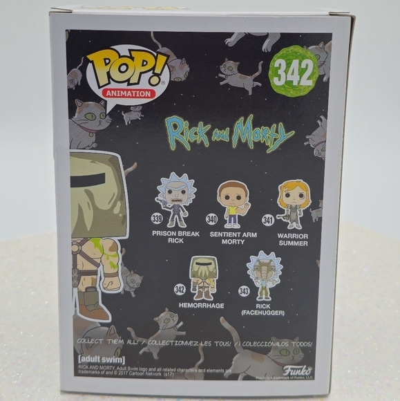 Funko POP! Rick and Morty Hemorrage #342 Vinyl Figure - Picture 4 of 6